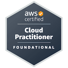 AWS Certified Cloud Practitioner Badge