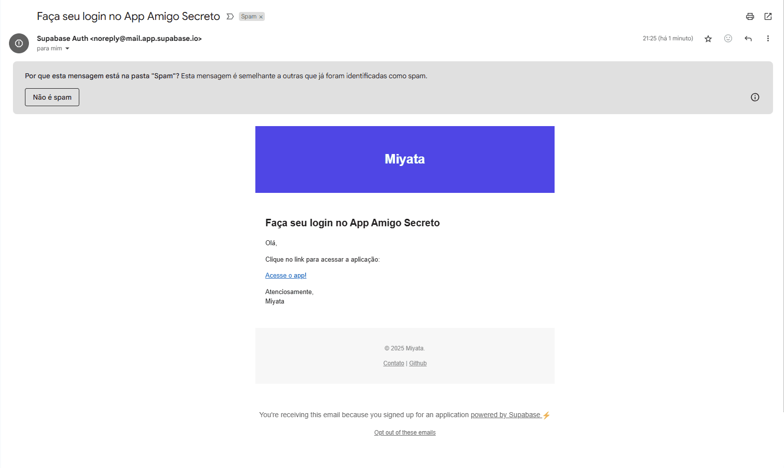 Link de Login project image