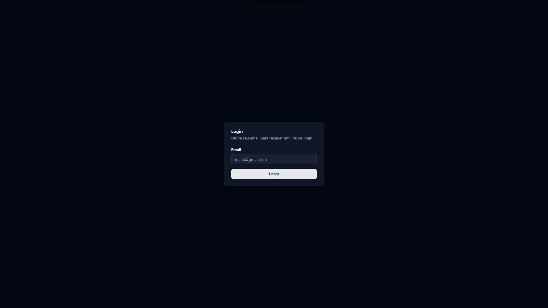 Login com Email project image