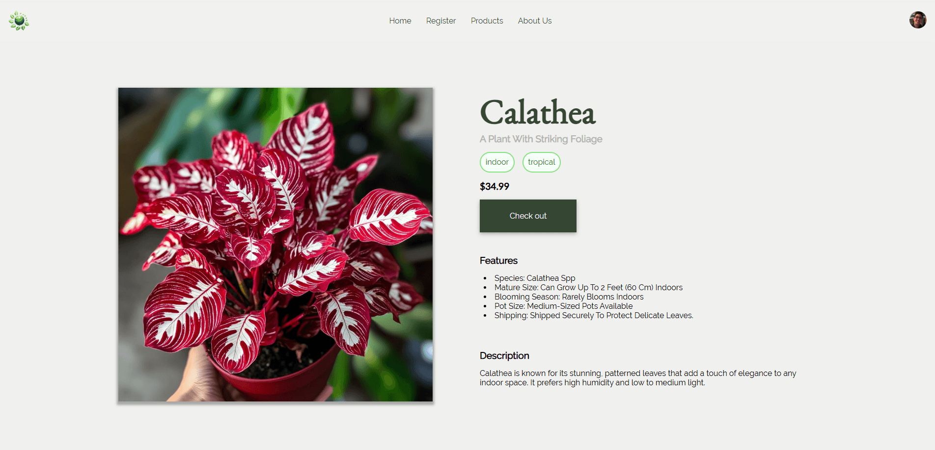 Plant Page project image