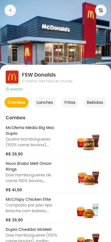 Menu project image