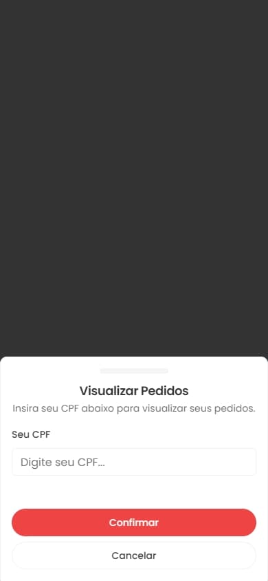 Pedidos Pelo CPF project image
